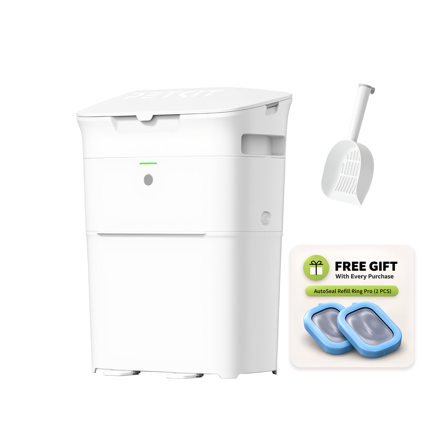 AutoSeal Cat Litter Disposal System + Scoop Bundle