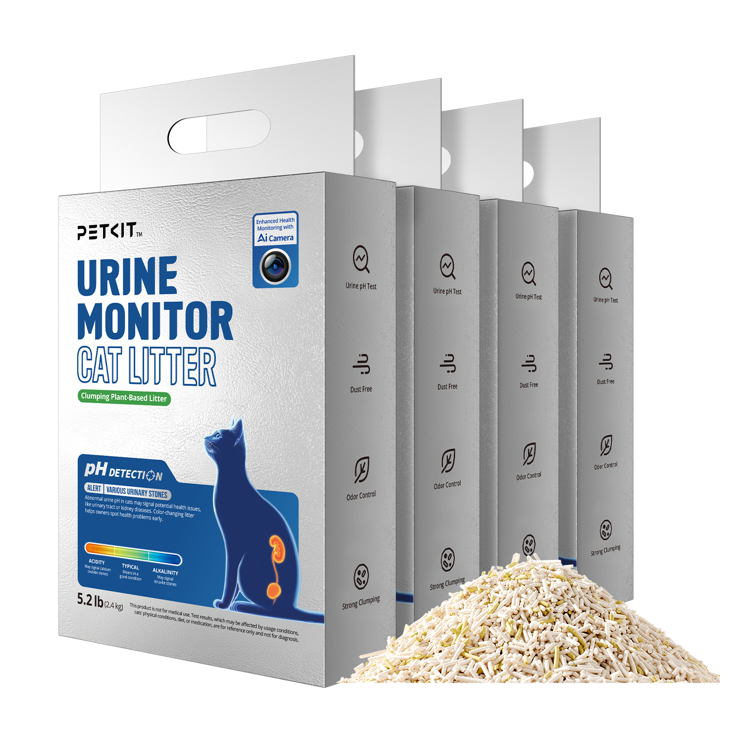 Urine Monitor Cat Litter - 4 Bags