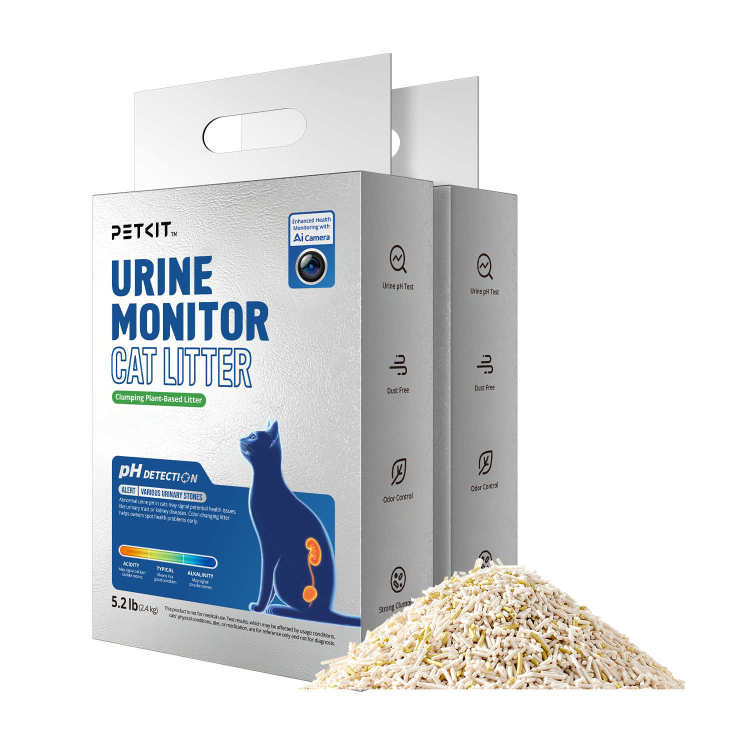 Urine Monitor Cat Litter - 2 Bags