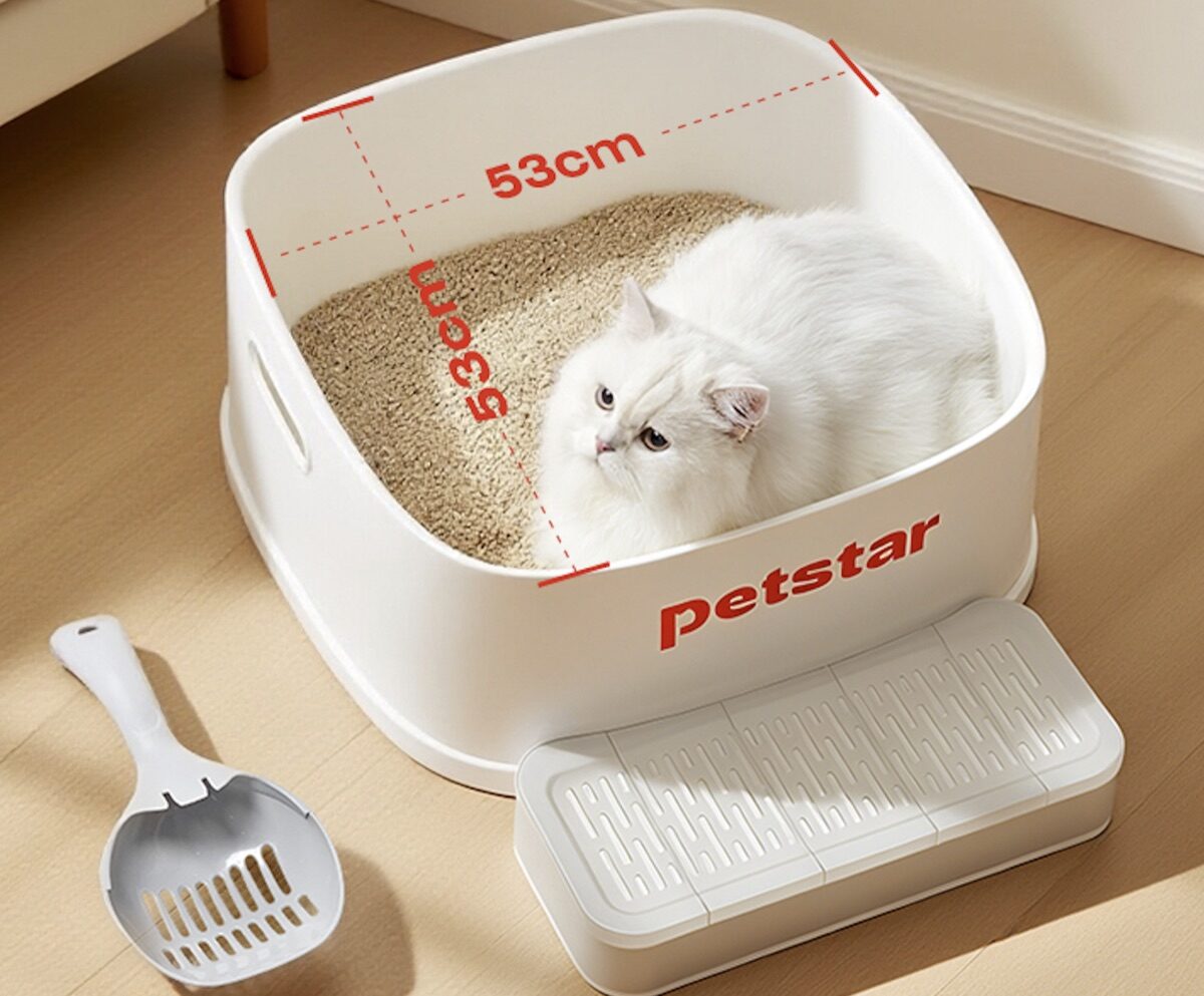 Split Dual-Use Litter Box