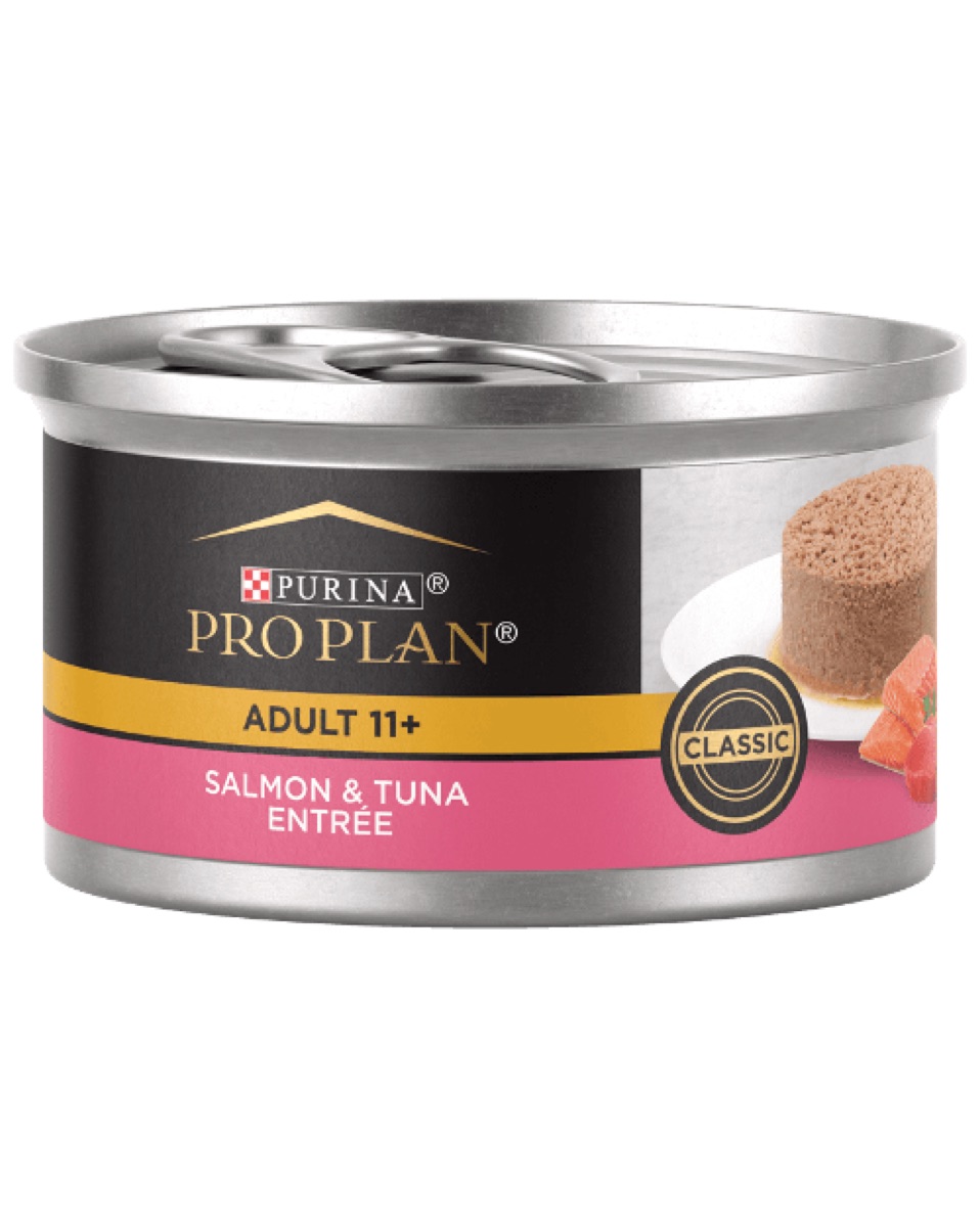 Senior Cat Salmon and Tuna Mousse Can